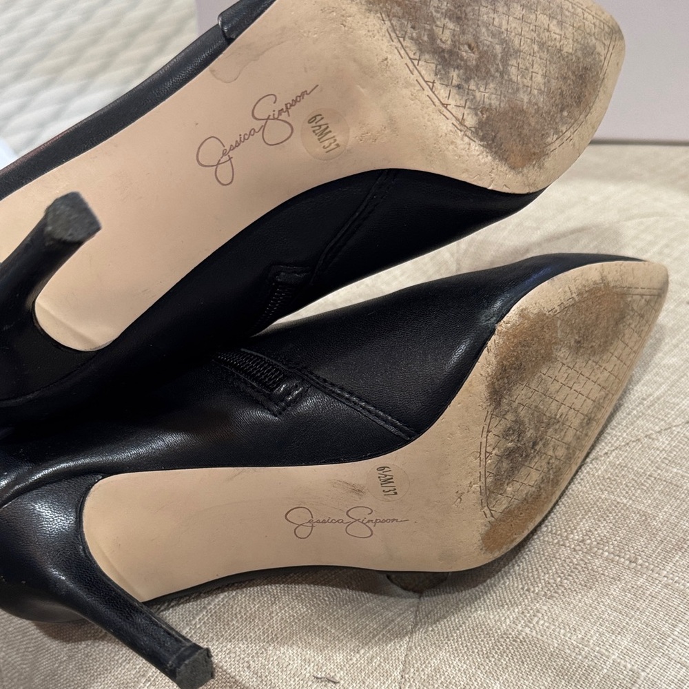 Jessica Simpson Black Ankle Booties - Picture 5 of 6